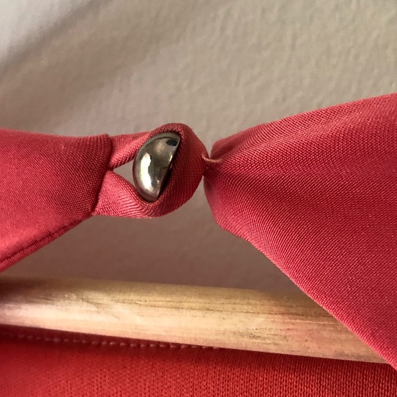 Coral Dolman Dress with a Bow in the Back - Picture 6 of 8